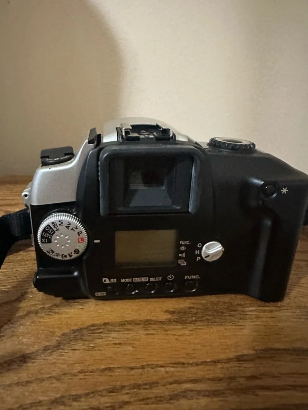 Canon EOS IX Lite Silver DSLR Body with Black Cap and Strap